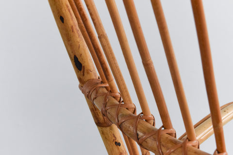Vintage Bamboo / Cane Rocking Chair