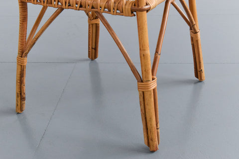 Vintage Bamboo Coffee / Bedside / End Table