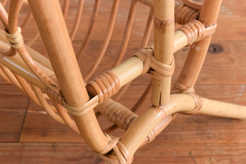 Vintage Bamboo Magazine Rack