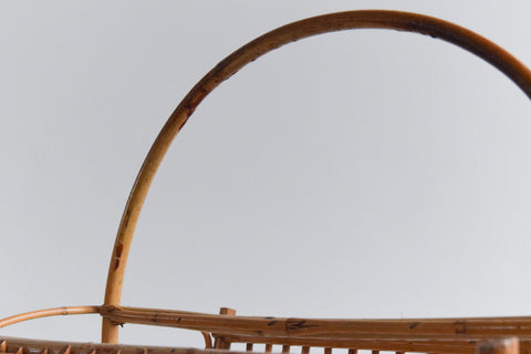 Vintage Bamboo Magazine Rack