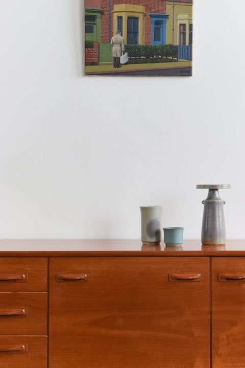 Vintage Cross Base Sideboard by Beithcraft