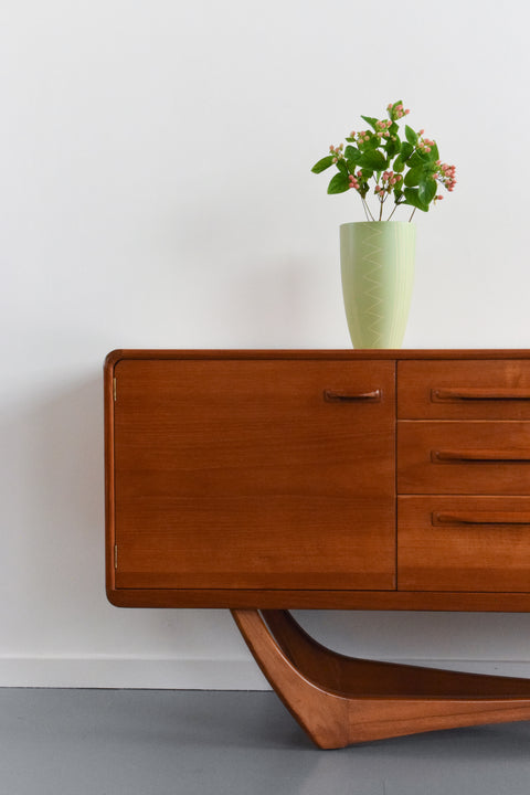 Vintage Cross Base Sideboard by Beithcraft