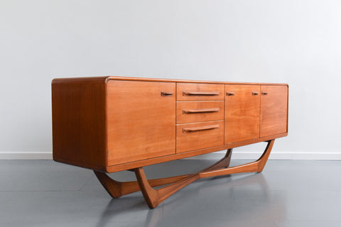 Vintage Cross Base Sideboard by Beithcraft