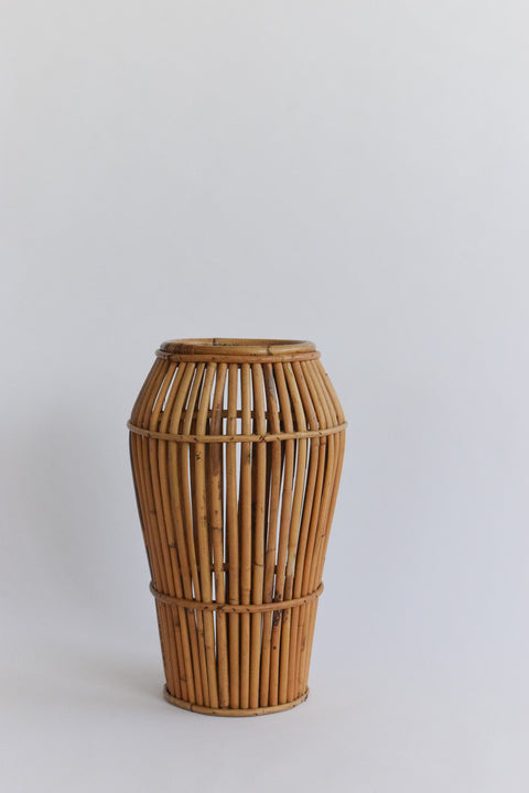 Vintage Italian Bamboo Umbrella Rack Franco Albini for Vittorio Bonacina