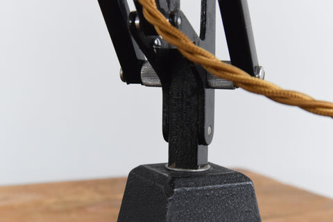 Vintage Black Herbert Terry & Sons Anglepoise Lamp Model No. 1209