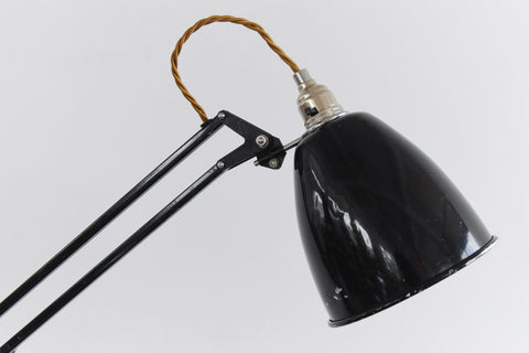 Vintage Black Herbert Terry & Sons Anglepoise Lamp Model No. 1209