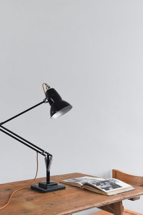 Vintage Black Herbert Terry & Sons Anglepoise Lamp Model No. 1227