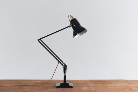 Vintage Black Herbert Terry & Sons Anglepoise Lamp Model No. 1227