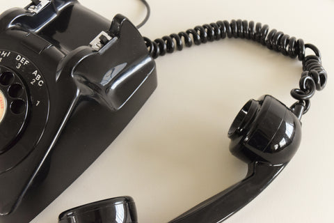 Vintage Black GPO 706 Rotary Telephone