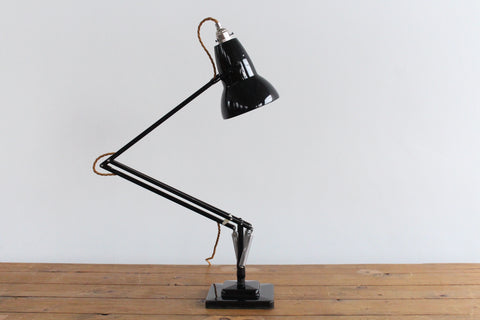 Vintage Black Herbert Terry & Sons Anglepoise Lamp Model No. 1227