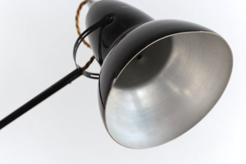 Vintage Black Herbert Terry & Sons Anglepoise Lamp Model No. 1227