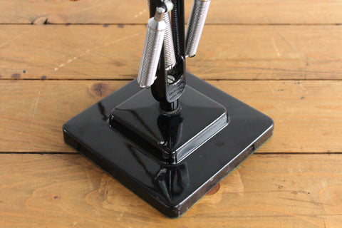 Vintage Black Herbert Terry & Sons Anglepoise Lamp Model No. 1227
