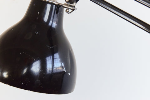 Vintage Black Herbert Terry & Sons Anglepoise Lamp Model No. 1273A