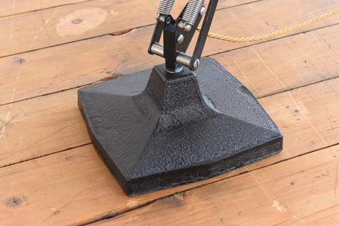 Vintage Black Herbert Terry & Sons Anglepoise Lamp Model No. 1273A