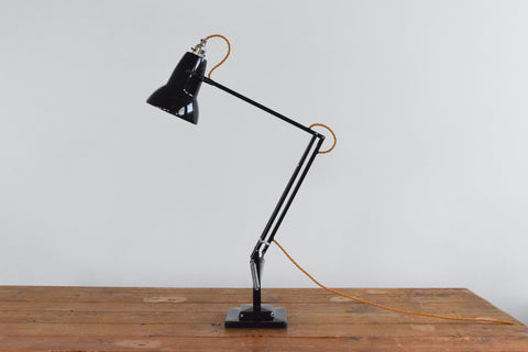 Vintage Black Herbert Terry & Sons Anglepoise Lamp Model No. 1227