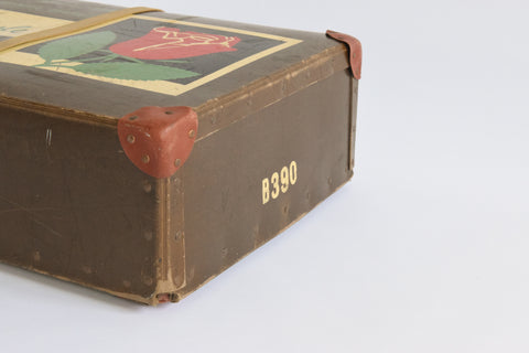 Vintage Brown Cardboard Storage Case Carlisle Laundry and Cleaners Ltd.