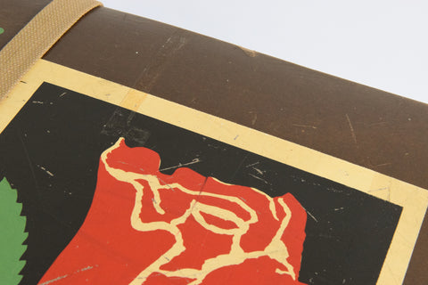 Vintage Brown Cardboard Storage Case Carlisle Laundry and Cleaners Ltd.