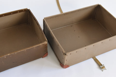 Vintage Brown Cardboard Storage Case Carlisle Laundry and Cleaners Ltd.