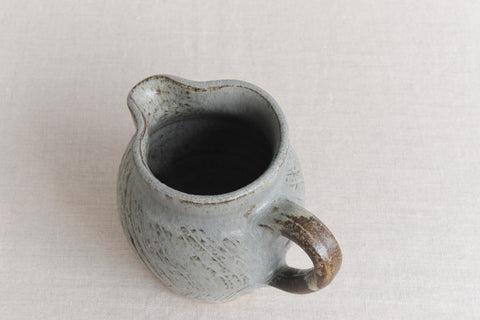 Vintage Small Studio Pottery Grey Ceramic Jug