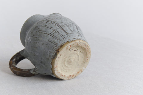 Vintage Small Studio Pottery Grey Ceramic Jug