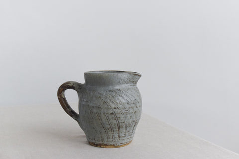 Vintage Small Studio Pottery Grey Ceramic Jug