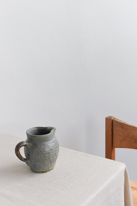 Vintage Small Studio Pottery Grey Ceramic Jug