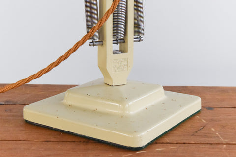 Vintage Cream Herbert Terry & Sons Anglepoise Lamp Model No. 1227