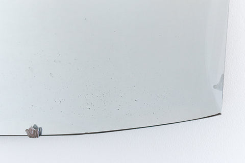 Vintage Frameless Curved Bevelled Mirror