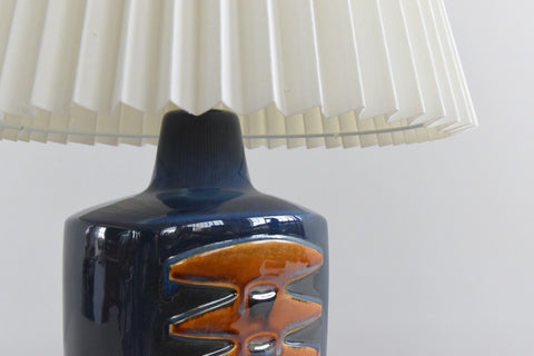 Vintage Danish Ceramic 1022 lamp by Einar Johansen for Soholm