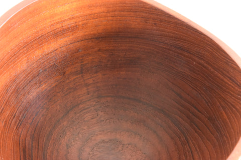 Vintage Danish Handcrafted Wooden Bowl