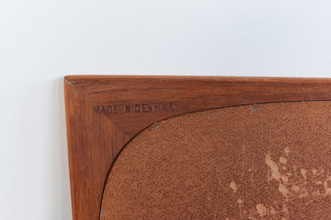 Vintage Danish Teak Mirror