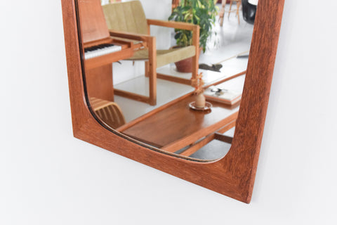Vintage Danish Teak Mirror