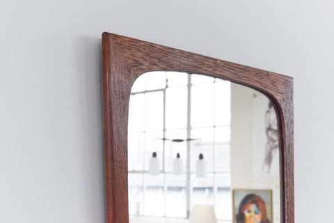 Vintage Danish Teak Mirror