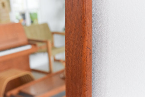 Vintage Danish Teak Mirror