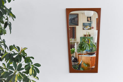 Vintage Danish Teak Mirror