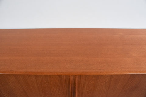 Vintage Danish Teak Tambour Door Sideboard by Bernhard Pedersen & Son Model 142
