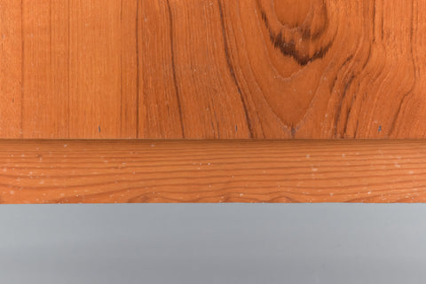 Vintage Danish Teak Tambour Door Sideboard by Bernhard Pedersen & Son Model 142