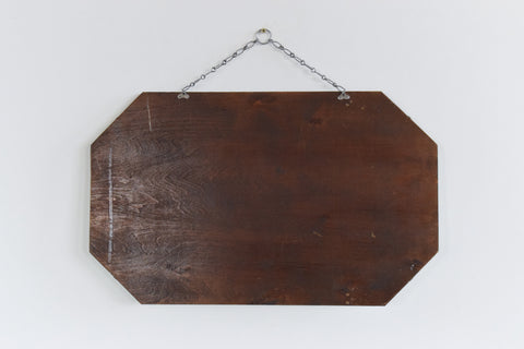 Vintage Frameless Octagonal Bevelled Mirror