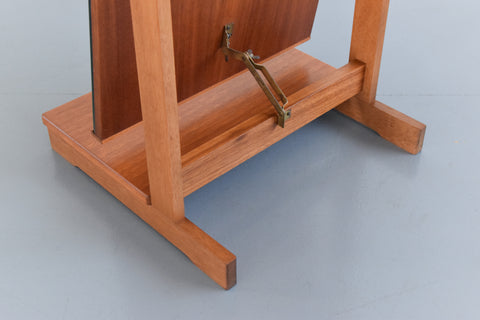 Vintage Free Standing Teak Cantata Range Cheval Mirror by Stag