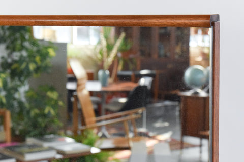 Vintage Free Standing Teak Cantata Range Cheval Mirror by Stag