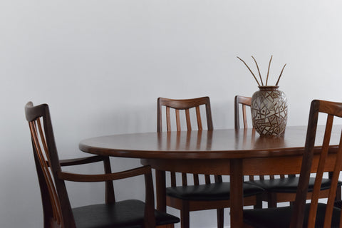 Vintage G Plan Fresco Teak Oval Dining Table