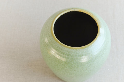 Vintage Green Ceramic Vase