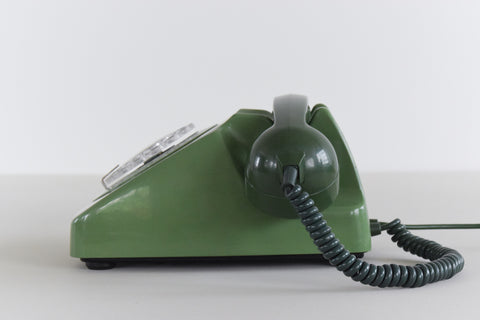 Vintage Green GPO 746 Rotary Telephone