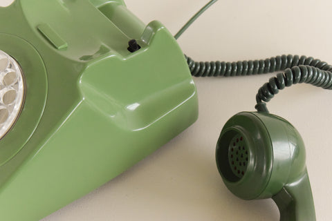 Vintage Green GPO 746 Rotary Telephone