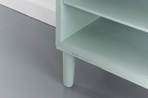 Vintage Green Pigeon Hole Shelves