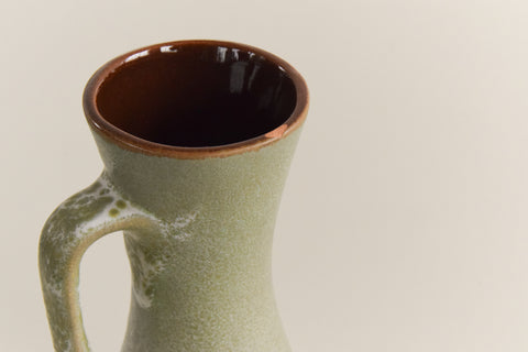 Vintage Green West German Vase by Carstens Tonnieshof