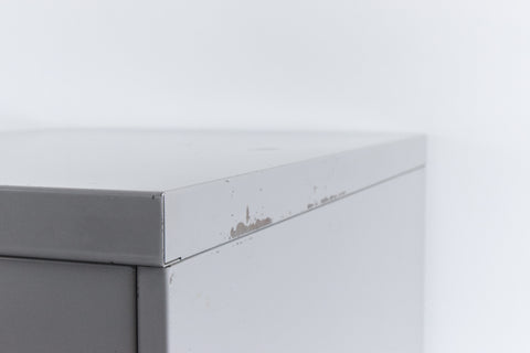 Vintage Grey Metal Filing Cabinet by Art Metal