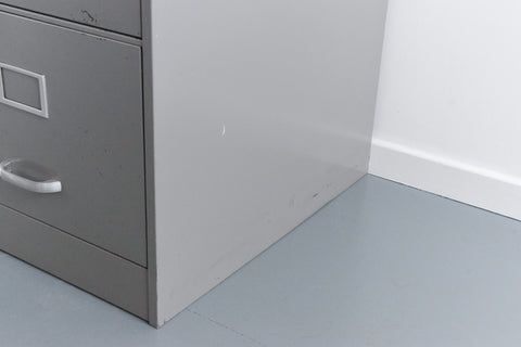 Vintage Grey Metal Filing Cabinet by Art Metal