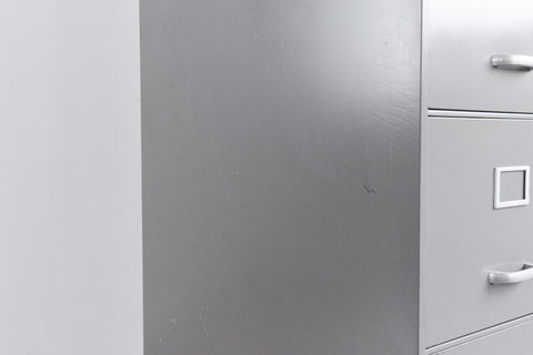 Vintage Grey Metal Filing Cabinet by Art Metal