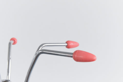 Vintage Red and Black Hago Atomic Coat Stand